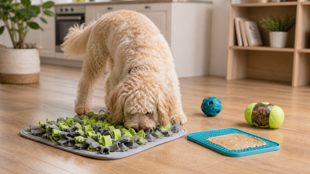 How to Keep a Dog Busy Indoors